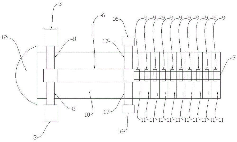 Improved type telescopic movable chute tube