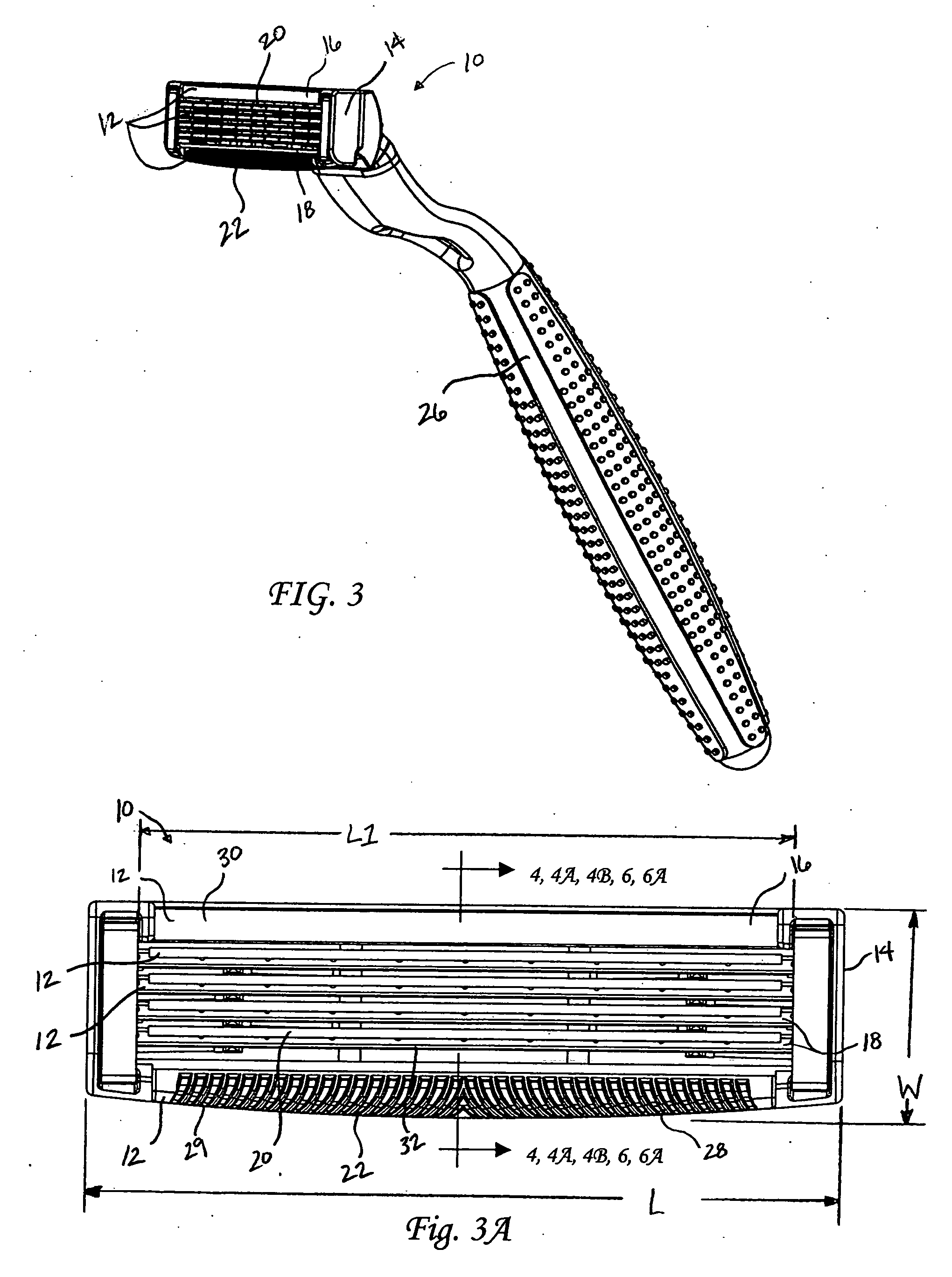 Inter-blade guard and method for manufacturing same