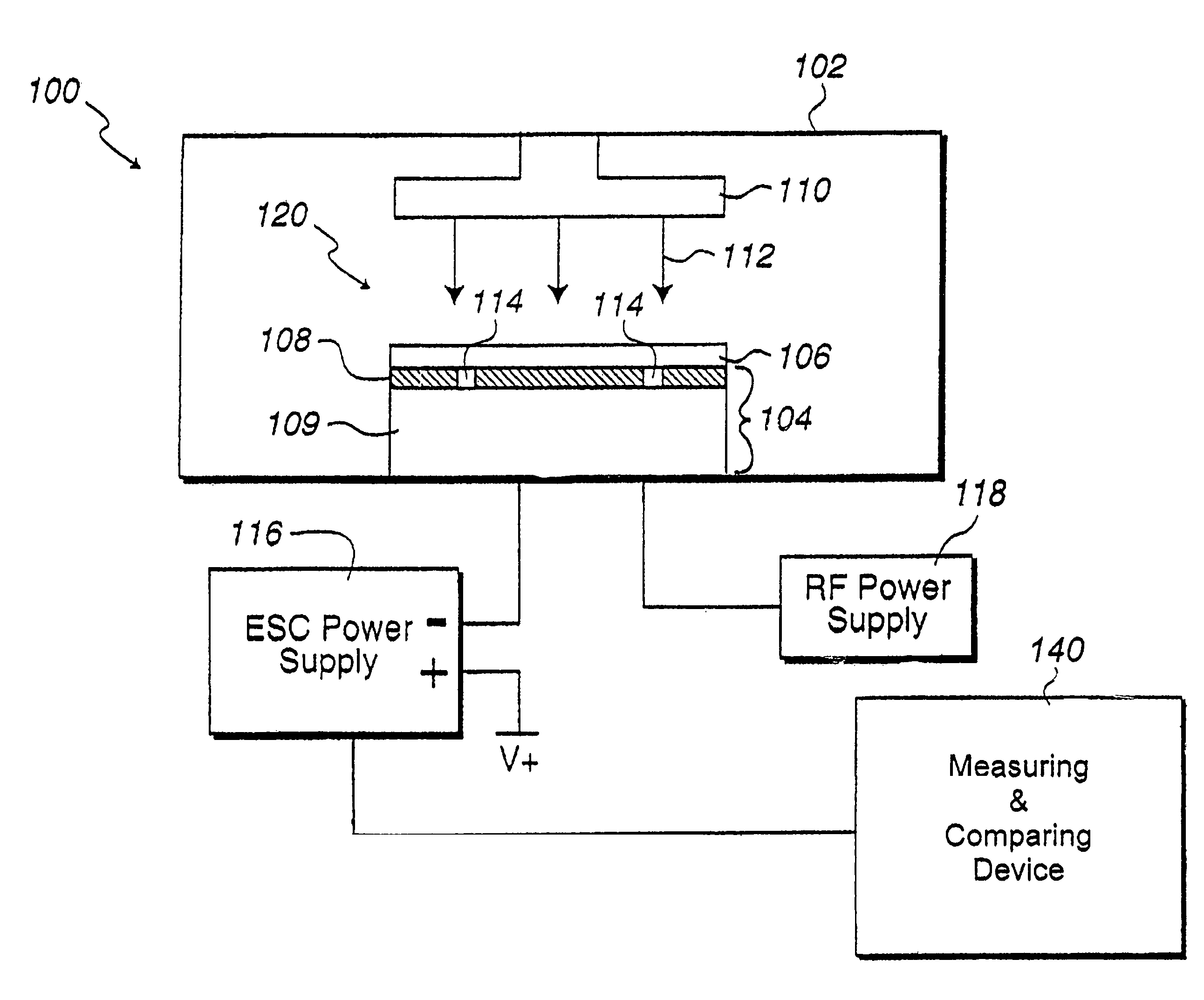 In situ monitoring of wafer charge distribution in plasma processing