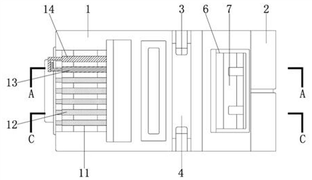 Double-control network cable connector for improving network informatization security