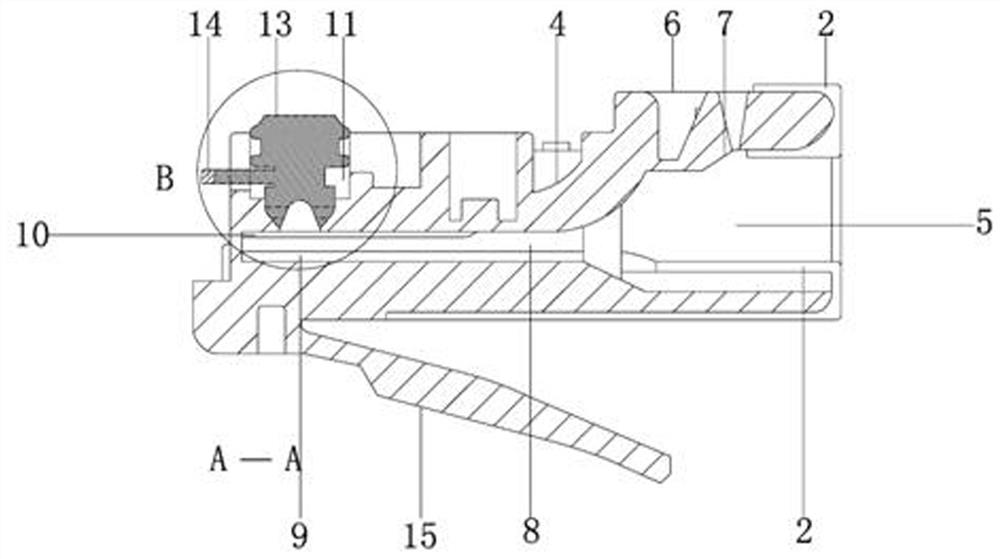 Double-control network cable connector for improving network informatization security