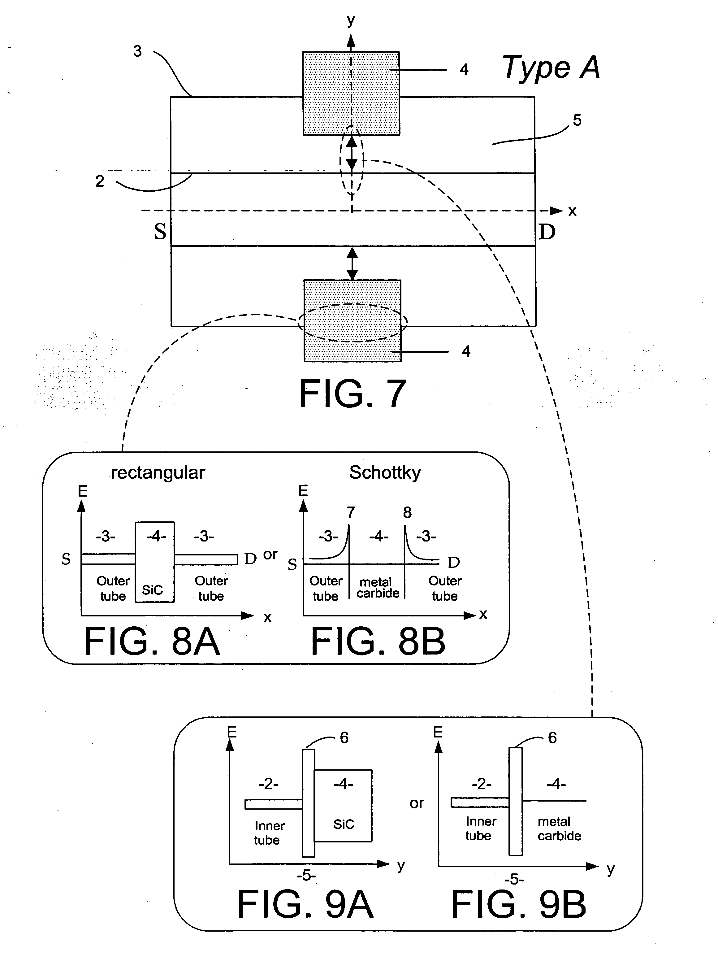 Nanotube transistor device