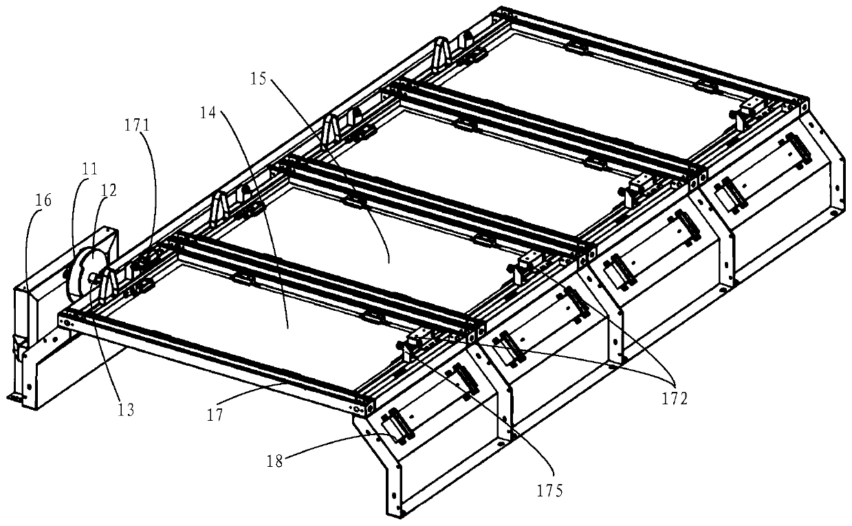 Automatic reset skylight device of data center computer room