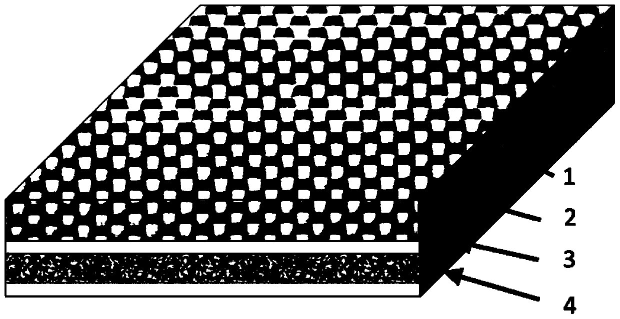 Large thin-wall carbon fiber needling prefabricated body and preparation method thereof