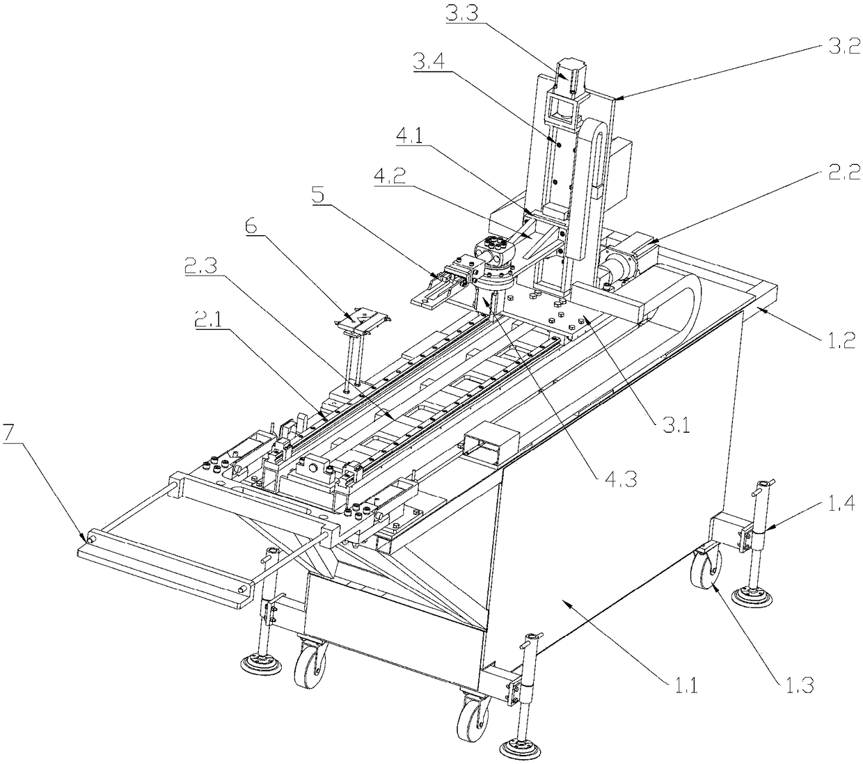 Hot stamping automatic line transfer manipulator and usage method