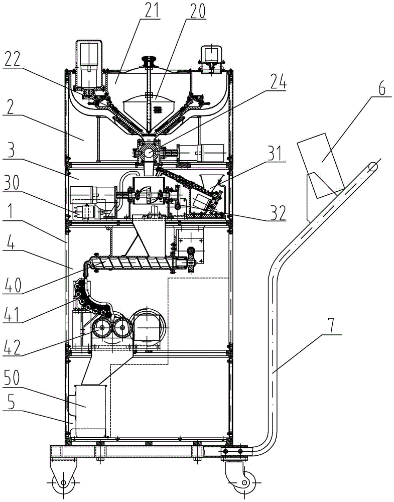 A traditional Chinese medicine pill making machine