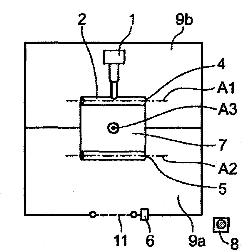 A method for controlling a plurality of axes in an industrial robot system and an industrial robot system