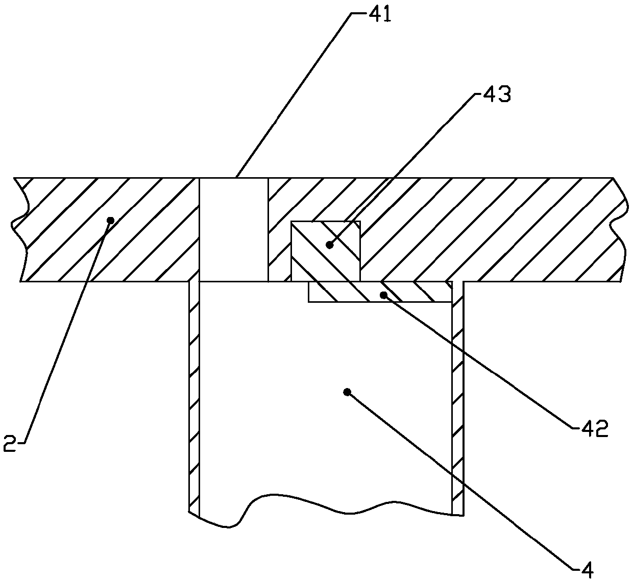 Cleaning device for intelligent induction beaker