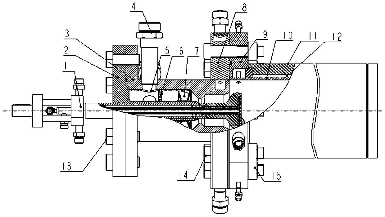 An air/methane burner for high-temperature pure air regenerative heating equipment