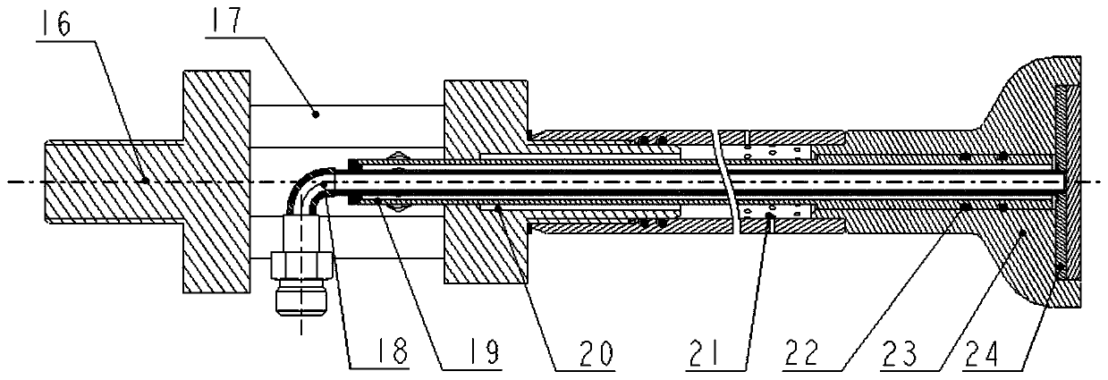 An air/methane burner for high-temperature pure air regenerative heating equipment