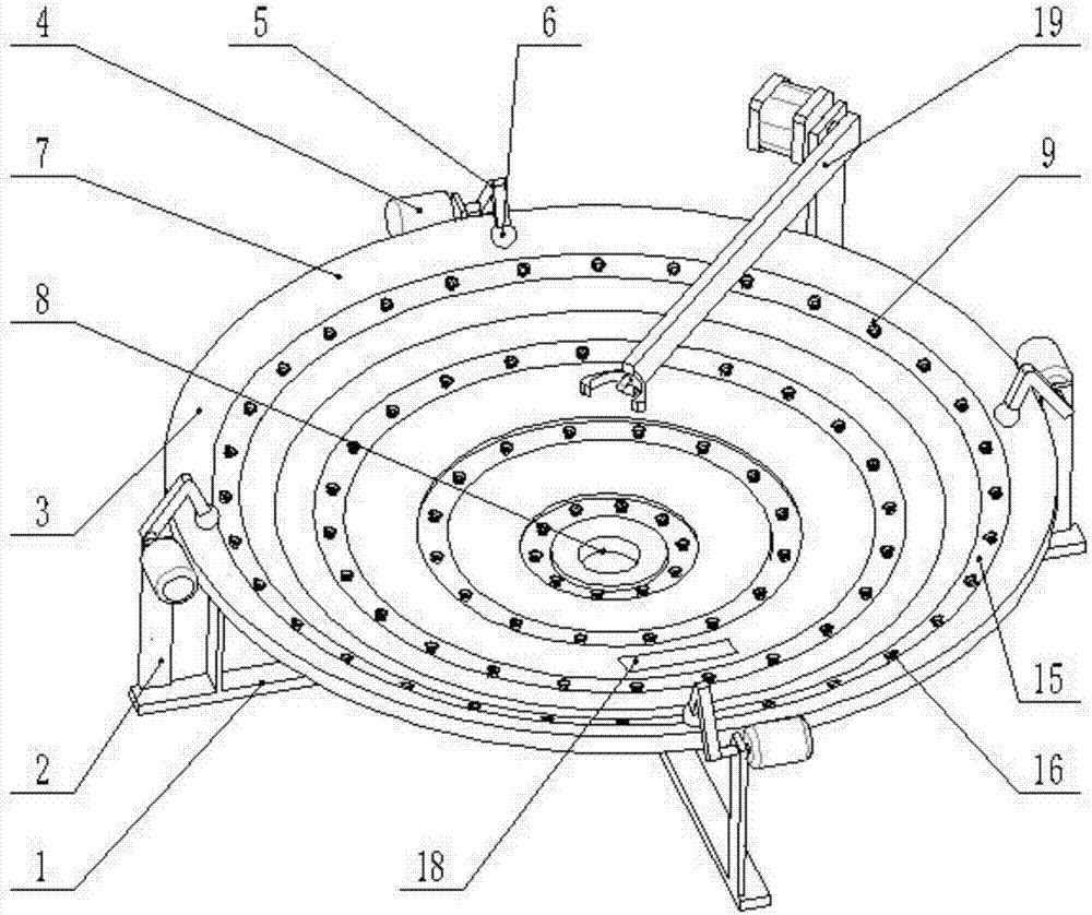 Rotary umbrella air drying equipment