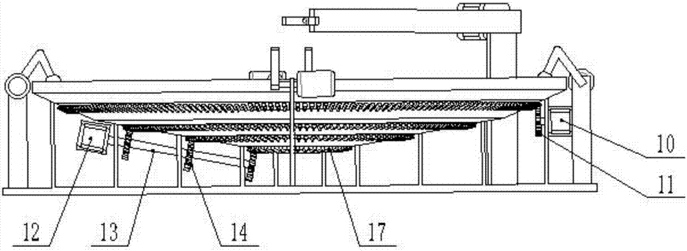 Rotary umbrella air drying equipment