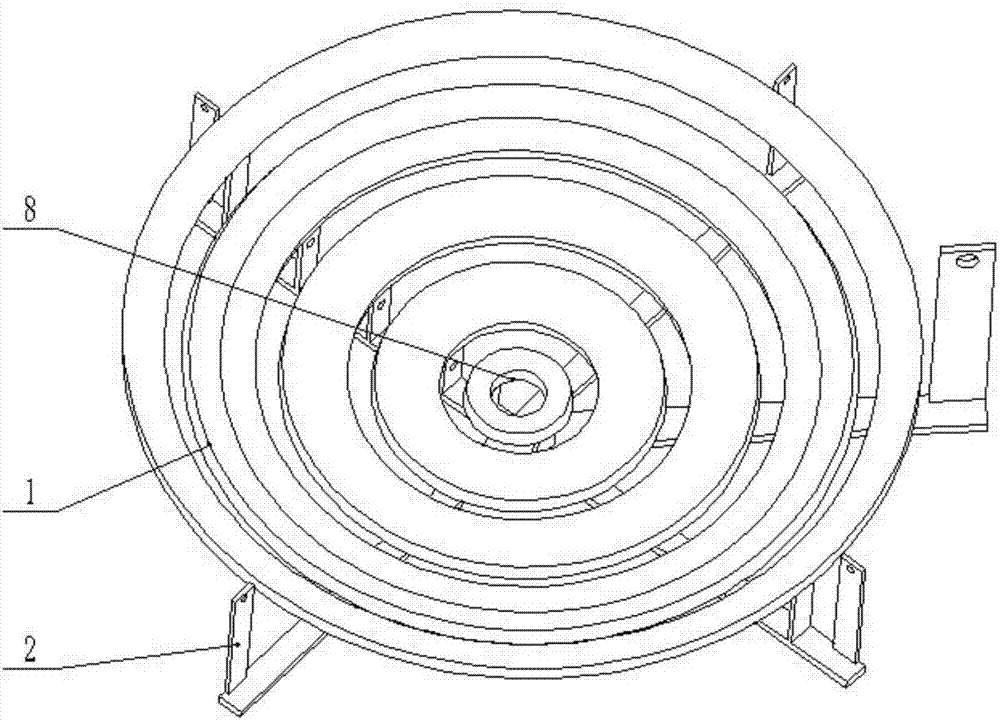 Rotary umbrella air drying equipment