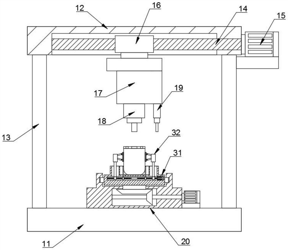 Perforating device for processing fuel filter