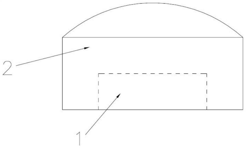 A structure and design method for reducing mini LED mixed light area