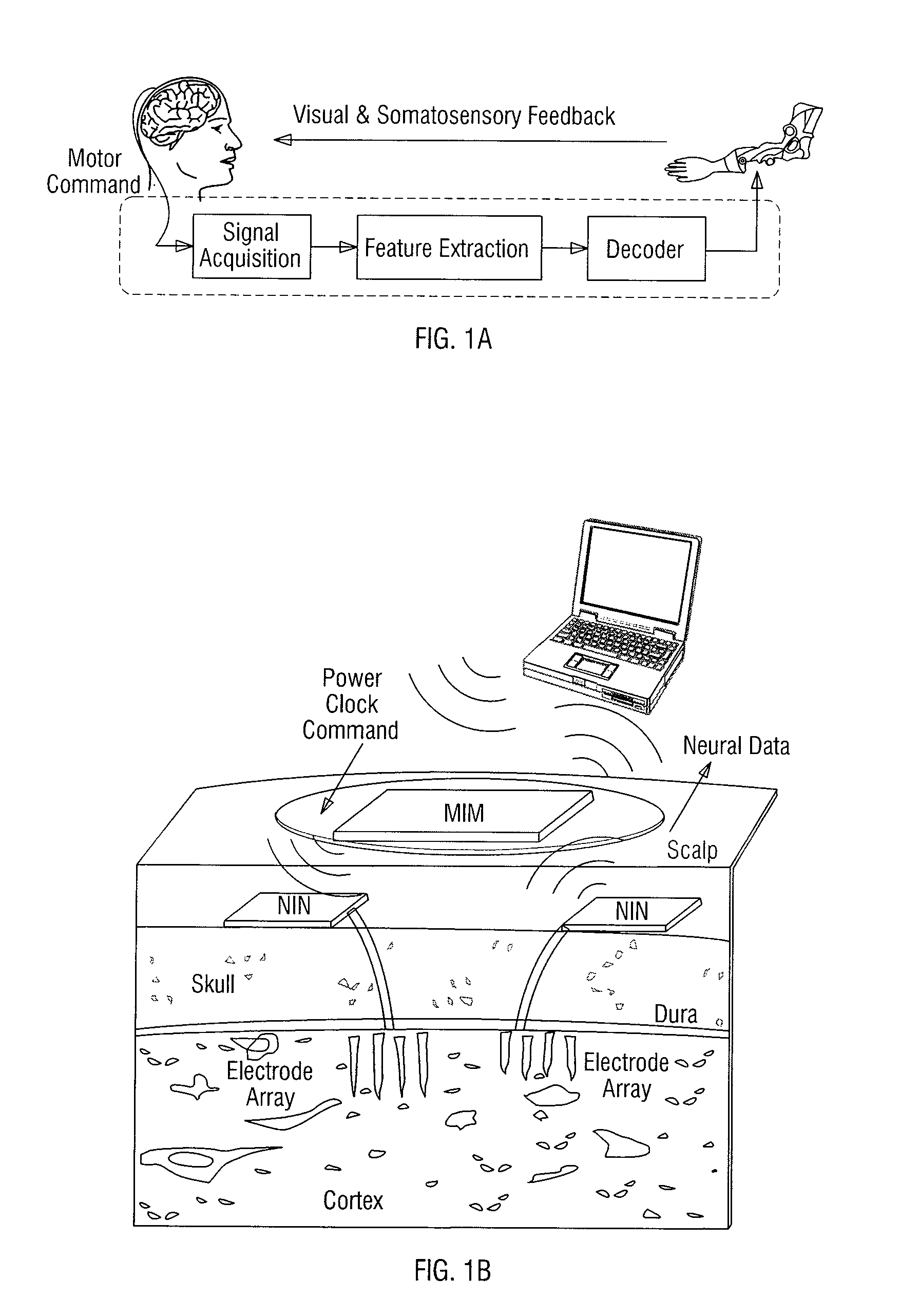 Multiscale intra-cortical neural interface system