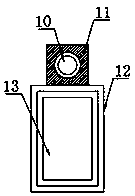 Conveying device for manufacturing of novel building materials