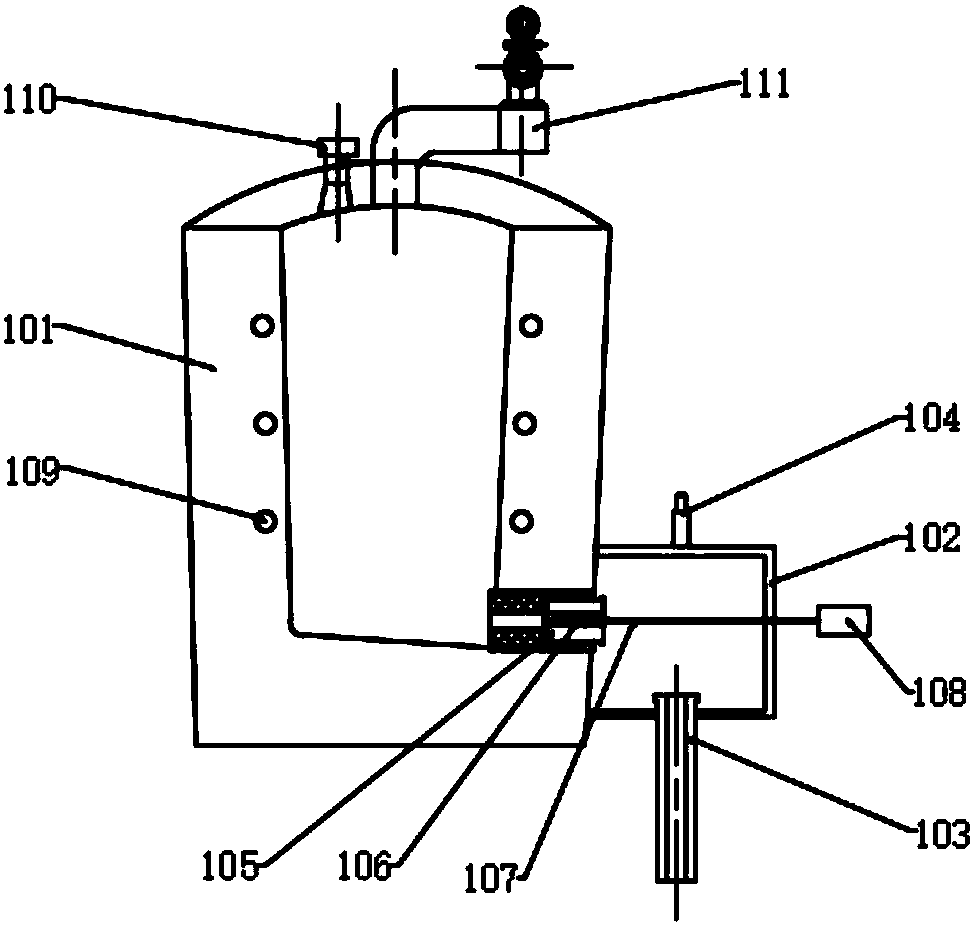 Liquid molten slag dry-type centrifugal granulation and afterheat recycle system having molten slag buffer-storage and flow control functions