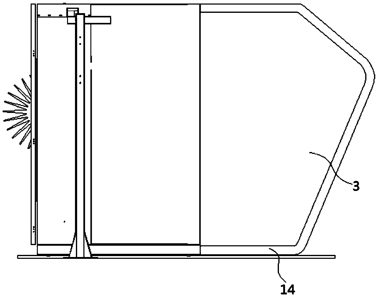 Full-automatic intelligent safe reciprocating car washing device