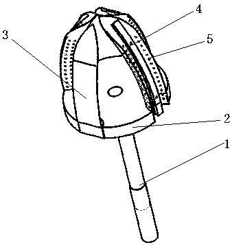 Light source assembly of jungle lighting device