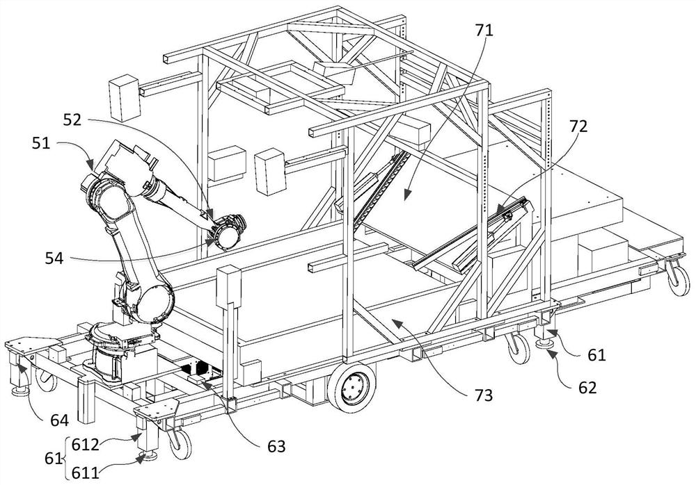 Cargo handling vehicle and cargo transfer system