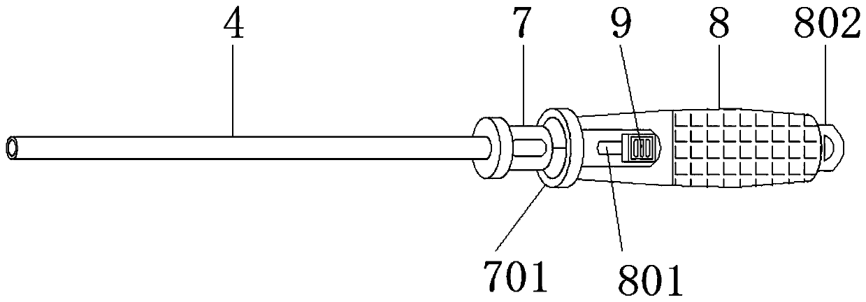 Meniscus stitching hooked needle for bone surgery