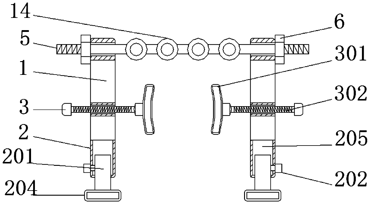 Meniscus stitching hooked needle for bone surgery