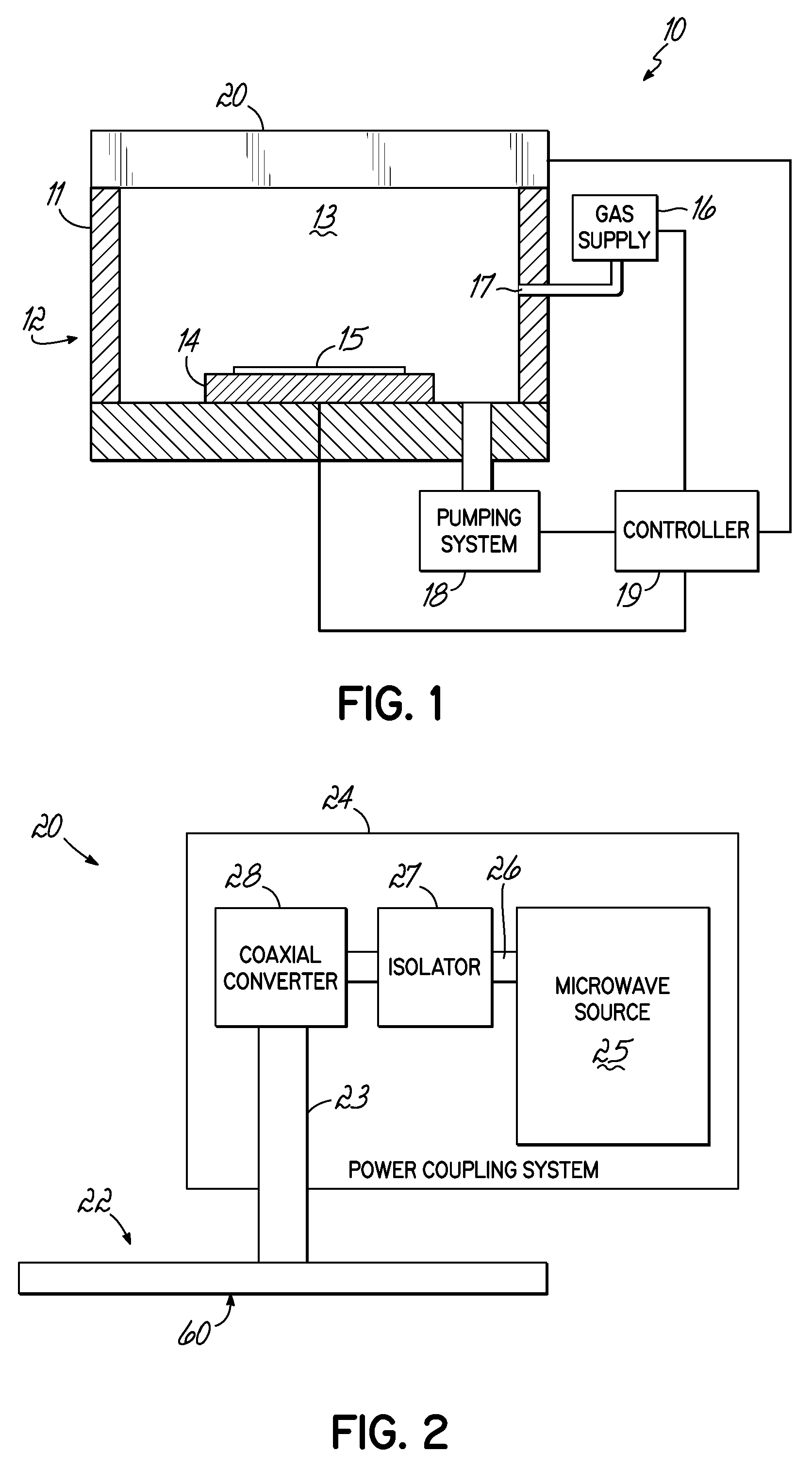 Low electron temperature microwave surface-wave plasma (SWP) processing method and apparatus