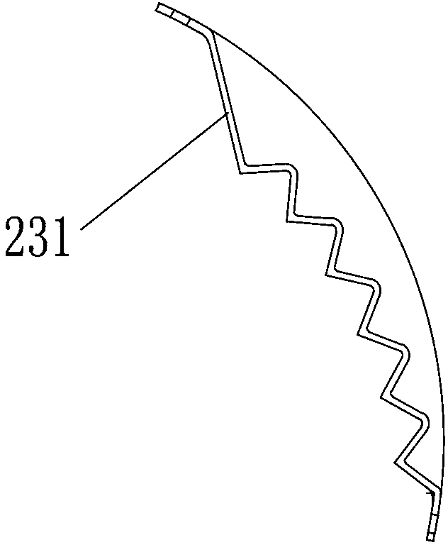 Novel combined harvester shredding device