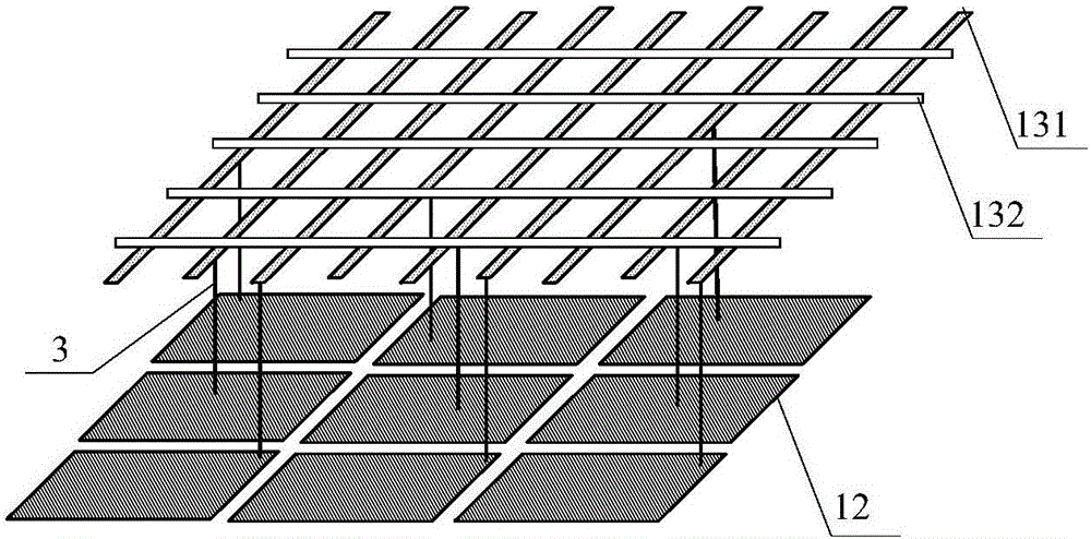 Embedded type touch screen, driving method thereof and display device