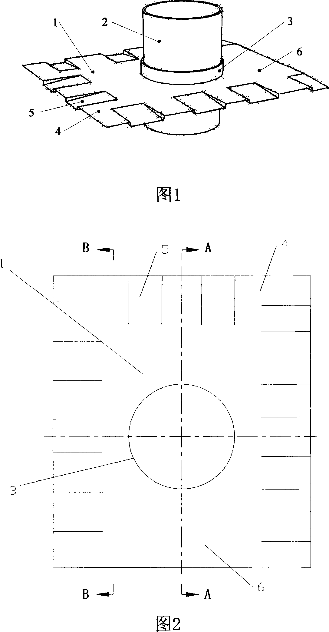 Rectangular offset strip fin heat transfer pipe and uses thereof