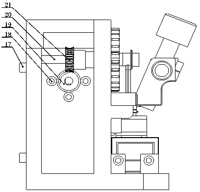 Material mechanical property in-situ three-point bending test platform with adjustable test environment temperature