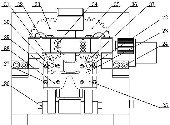 Material mechanical property in-situ three-point bending test platform with adjustable test environment temperature