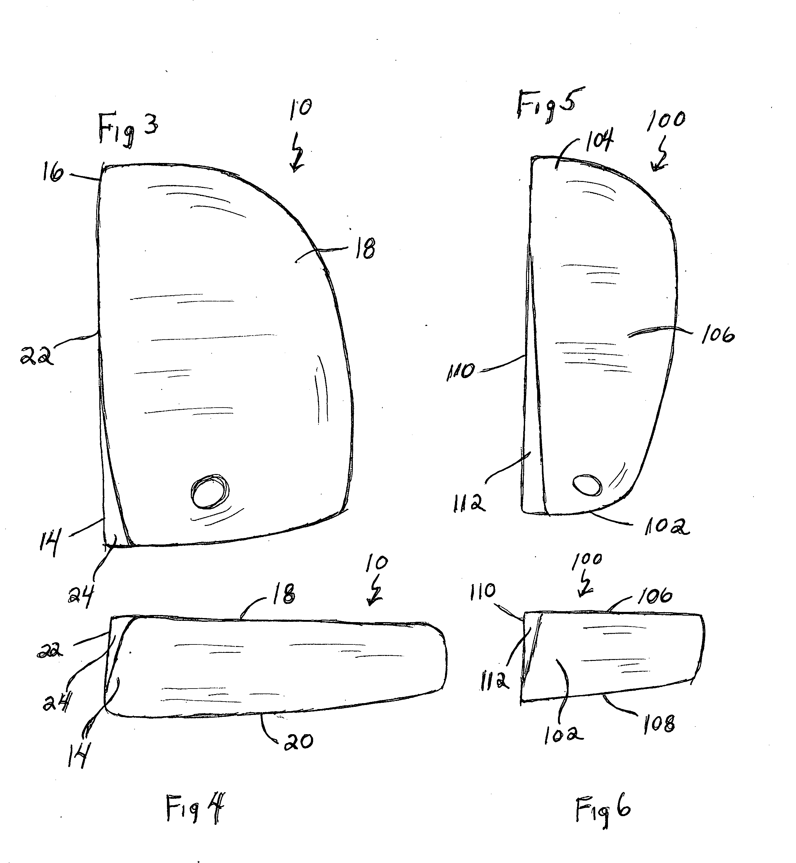 Putter face configuration with progressively increasing loft