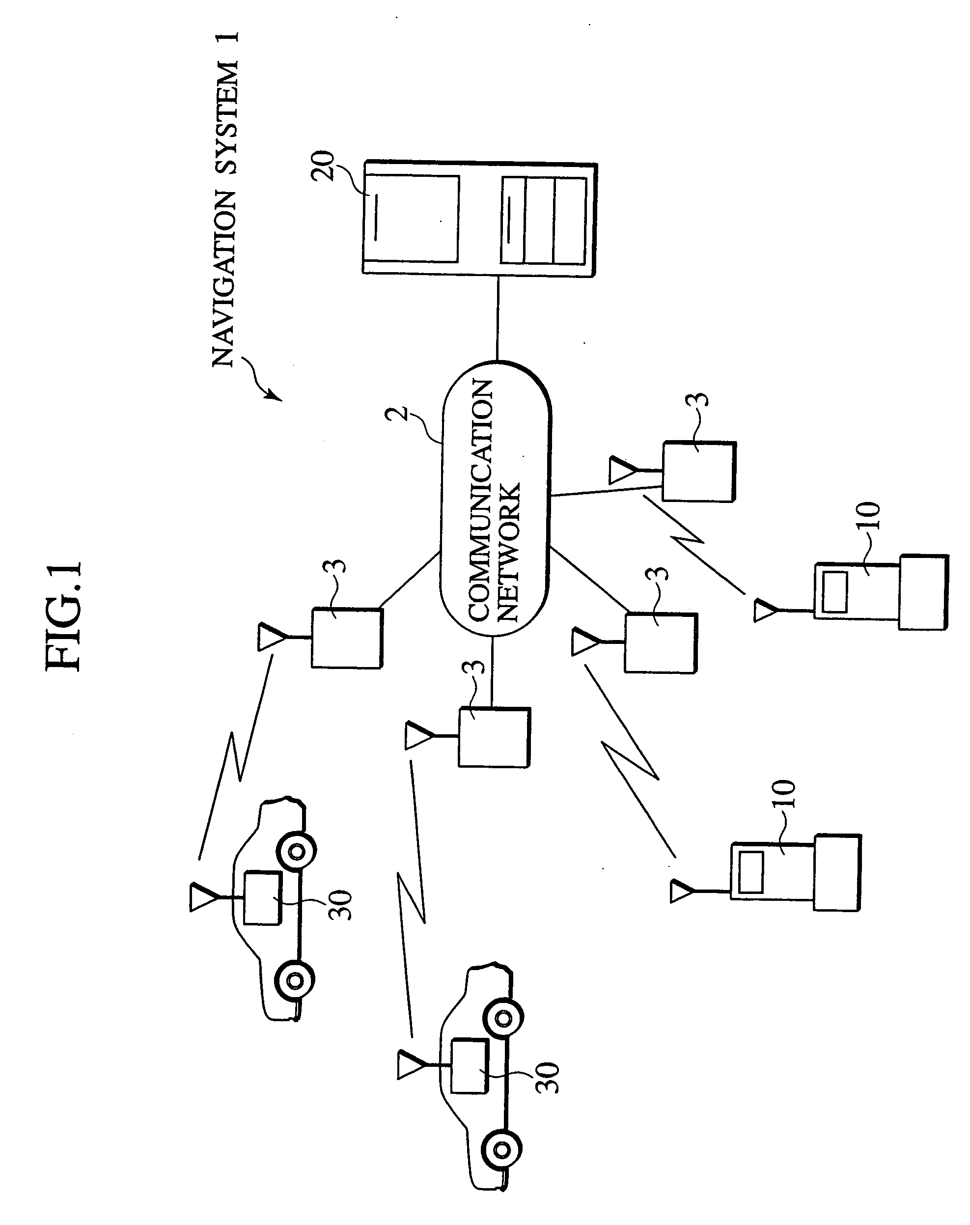 Navigation system, data server, traveling route establishing method and information providing method