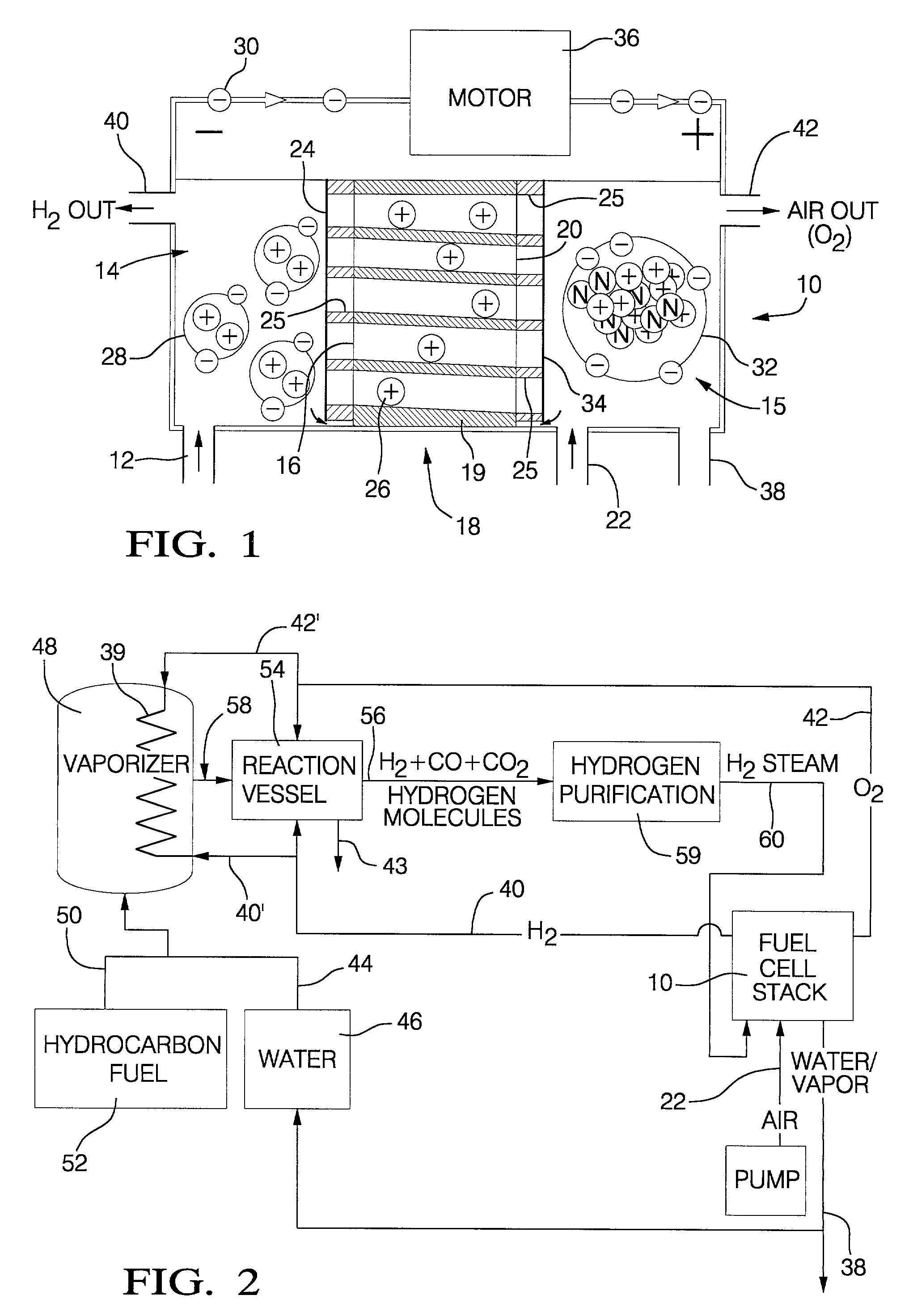 Multiple stage combustion process to maintain a controllable reformation temperature profile