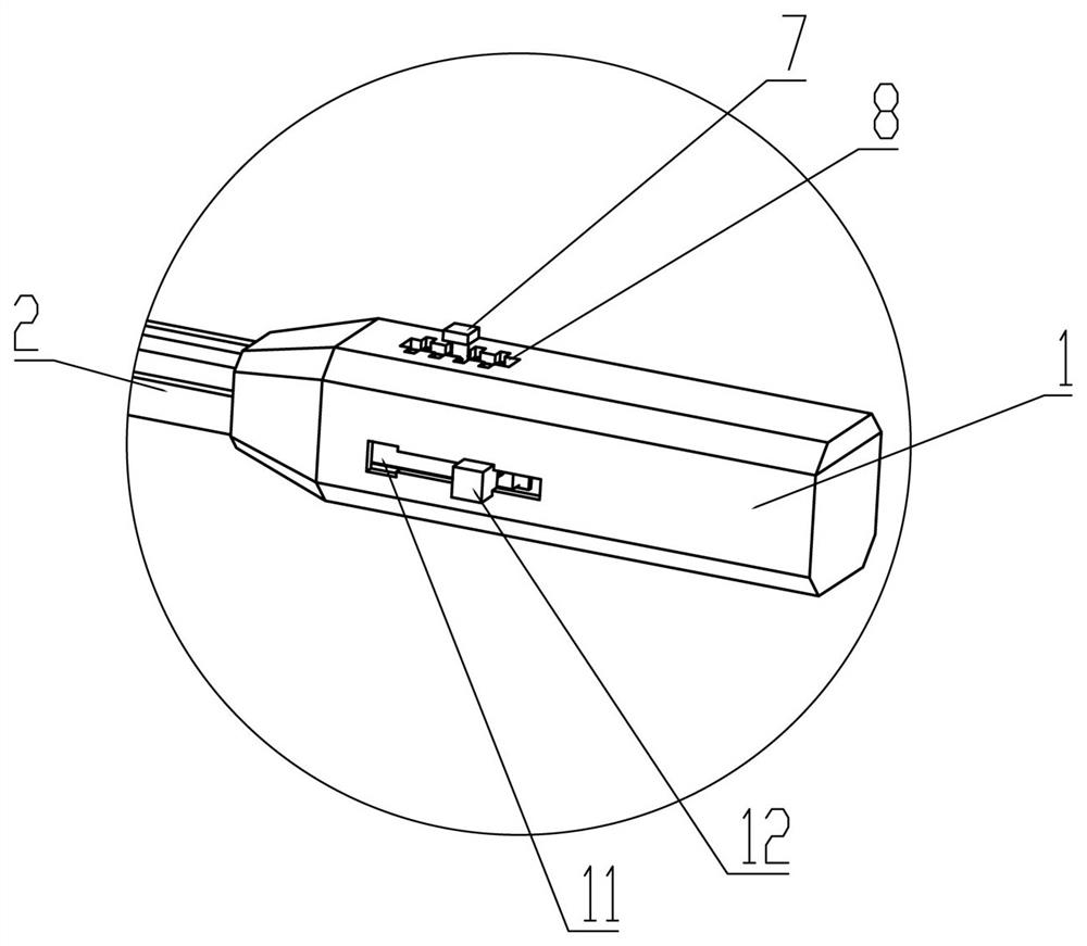 Uterine curettage device for obstetrics and gynecology department