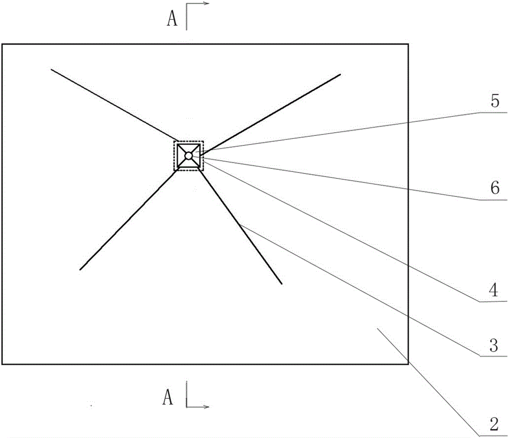 Construction method for bottom sealing treatment of deep foundation pit springs