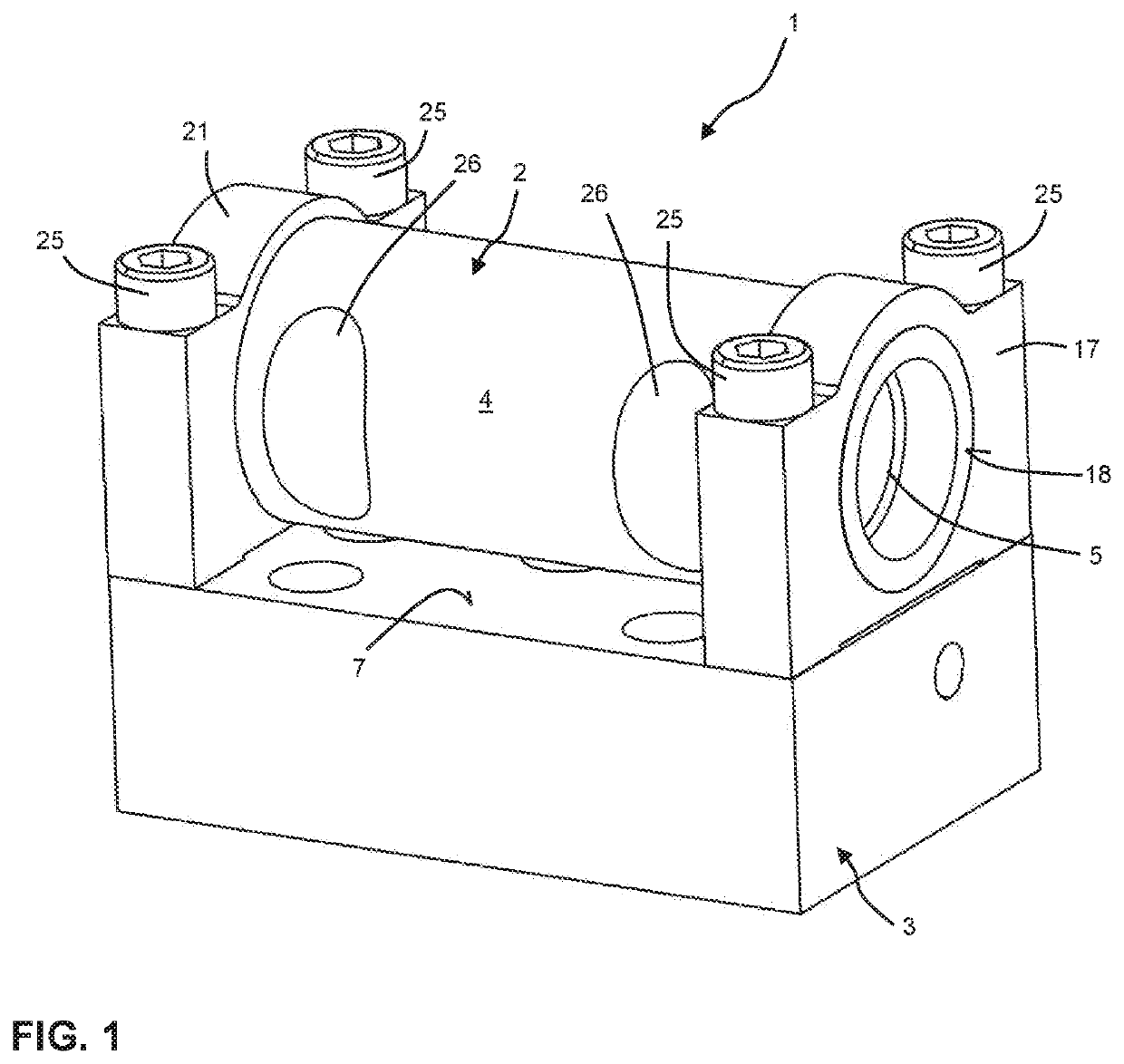 Hydraulic component with a component housing and a connection block