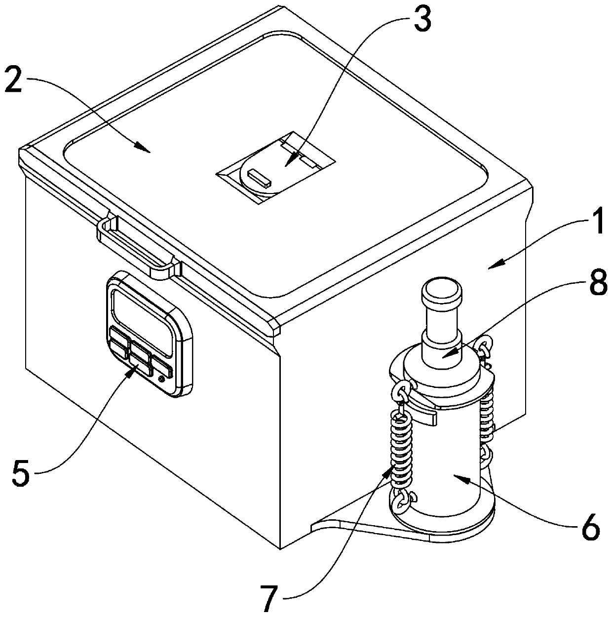 Formaldehyde-removing building material inspection device