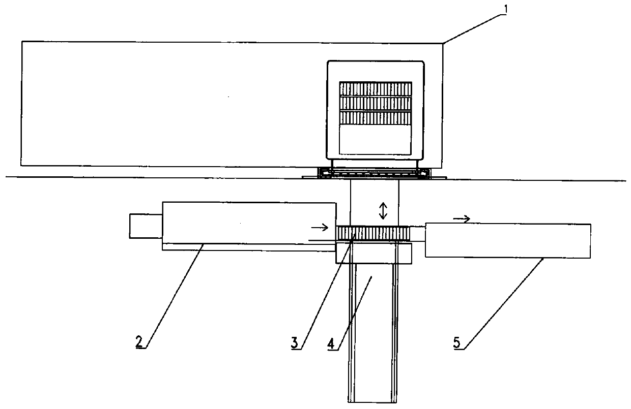 A fully automatic feeding and discharging mechanism for freeze-dried tablet production equipment