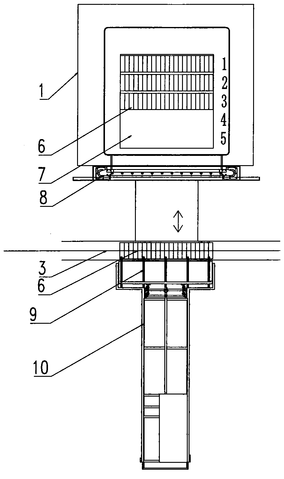 A fully automatic feeding and discharging mechanism for freeze-dried tablet production equipment