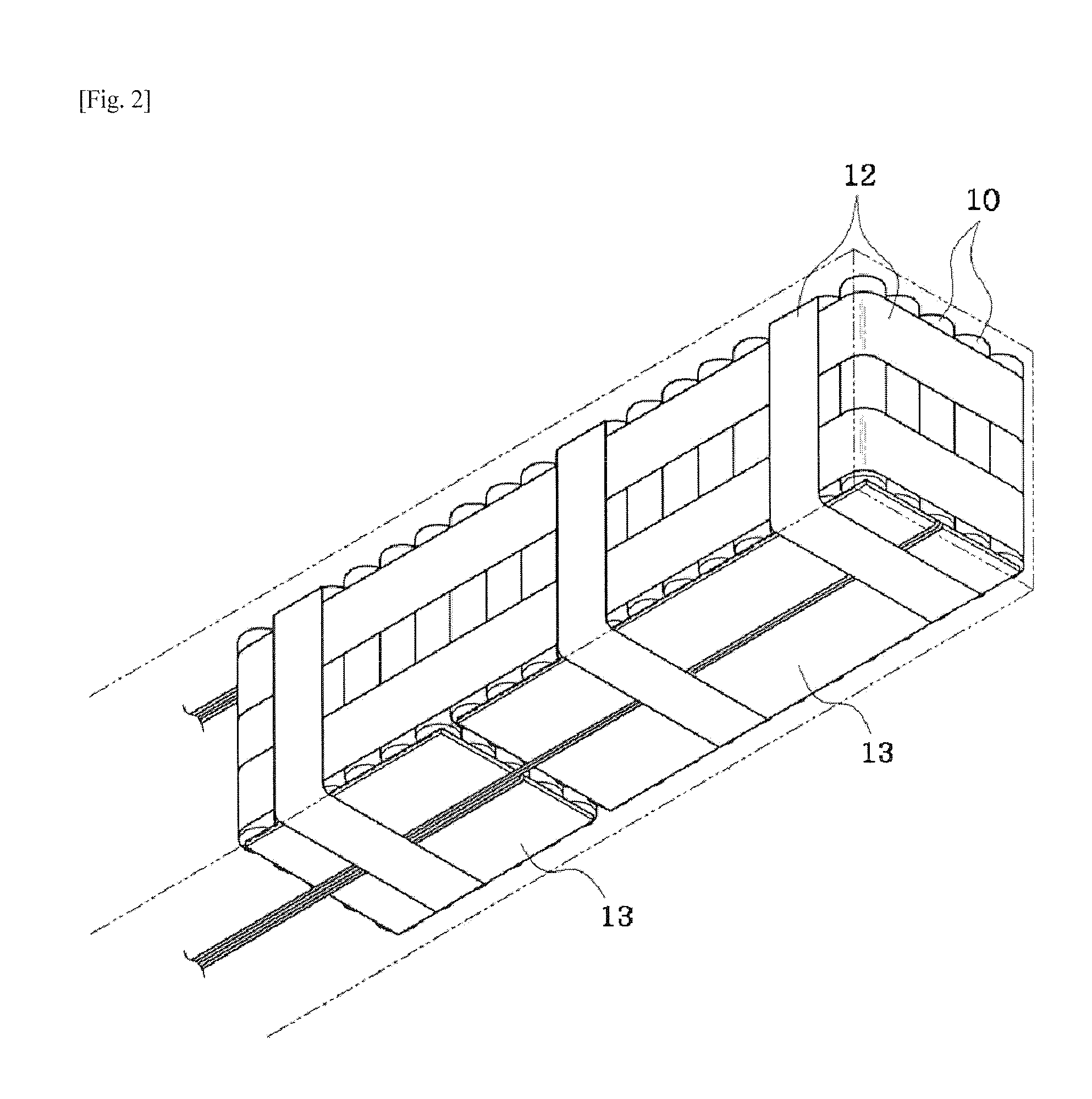 Cell Cartridge with a Composite Intercell Connecting Net Structure