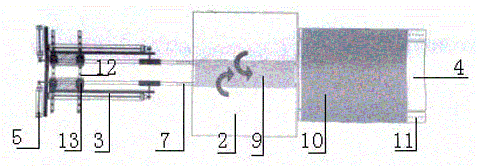 An automatic device for adding a lining to a fiber bag and a method