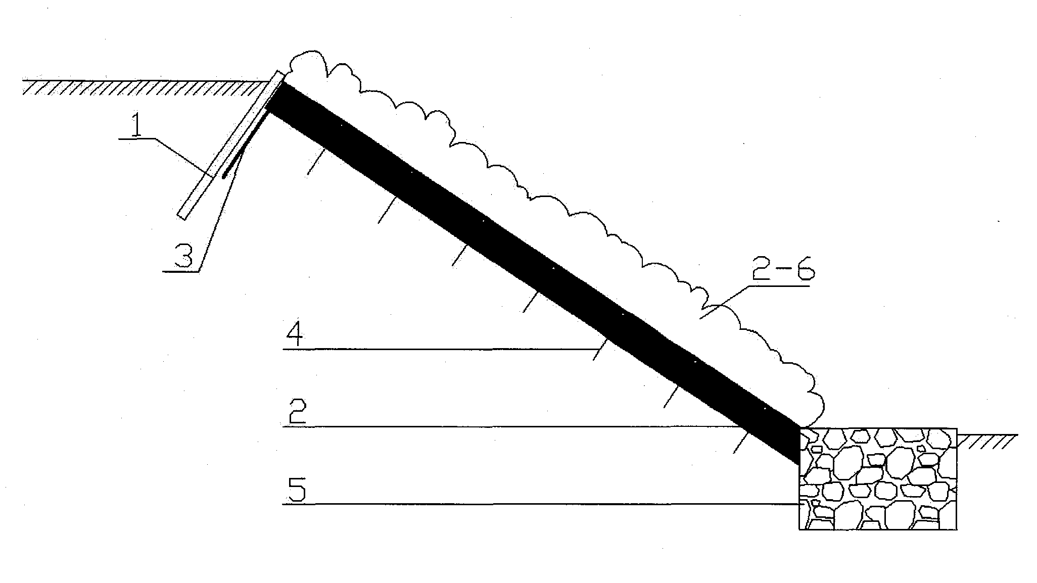 Reinforced ecological concrete revetment and construction method thereof