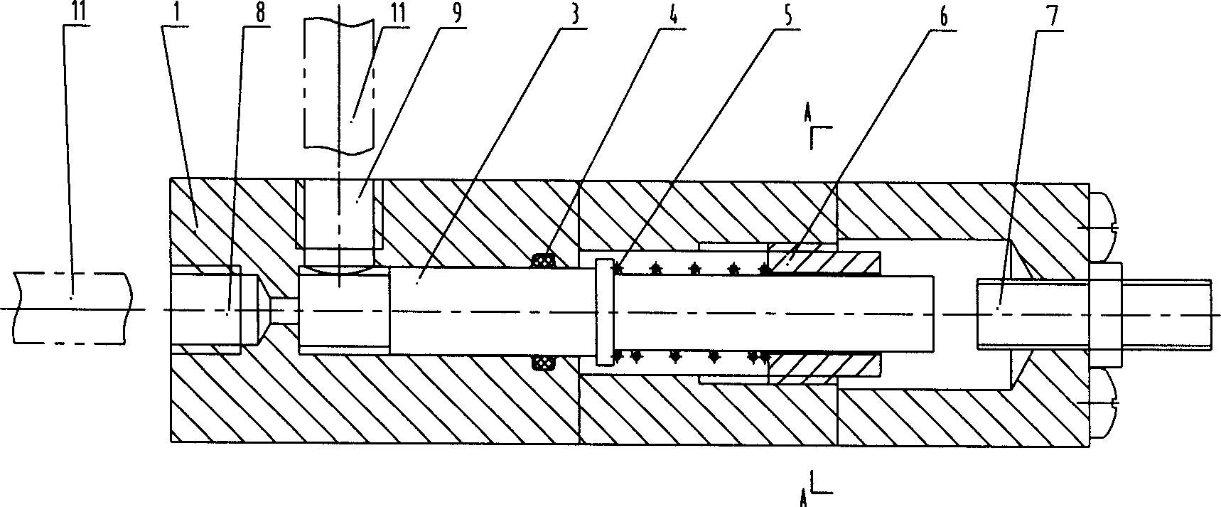 Agitator shaft end seal failure diagnosis apparatus