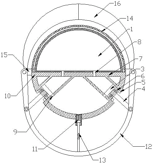 Self-balancing sounding balloon and air inflation method thereof