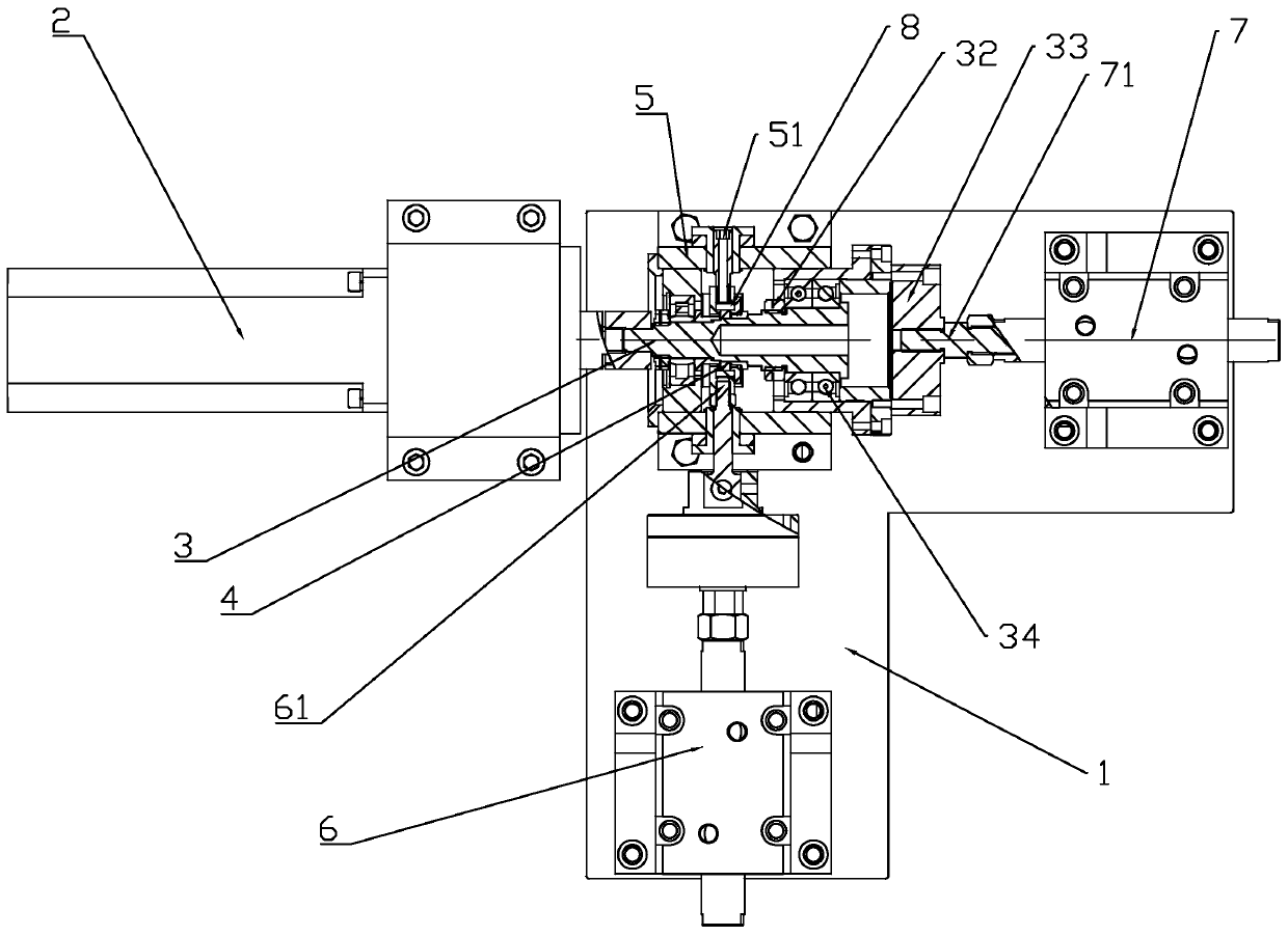 Detector for detecting load bearing capability of bearing of steering gear