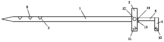 Liver biopsy puncture needle and use method thereof