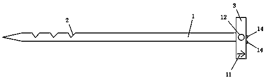 Liver biopsy puncture needle and use method thereof